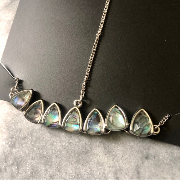 NWT F21 Abalone Shell Hand Chain w/ Ring - Picture 3 of 4